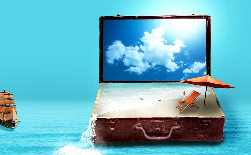 Travel safety tips checklist on notepad